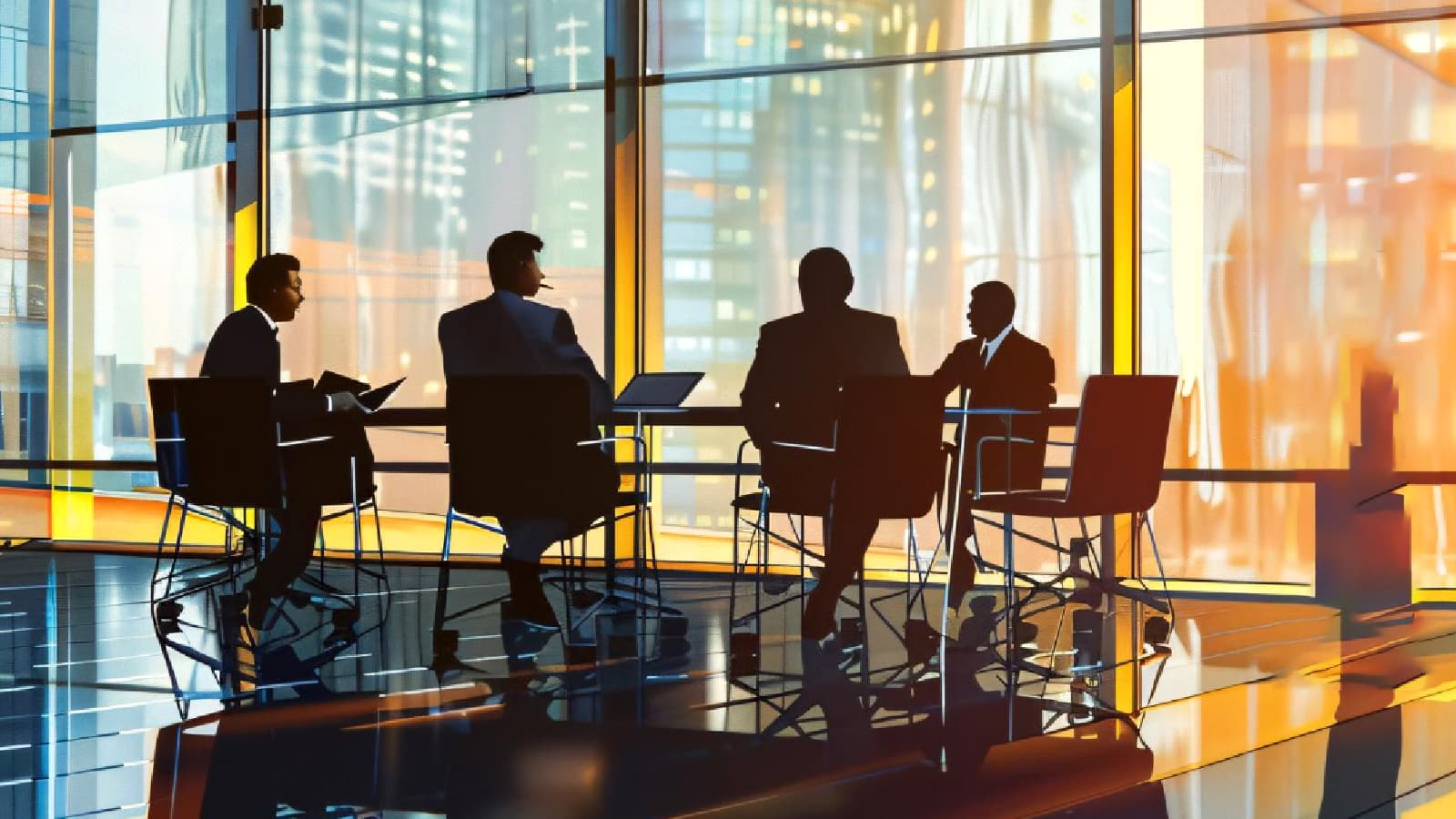 discussion with decision makers