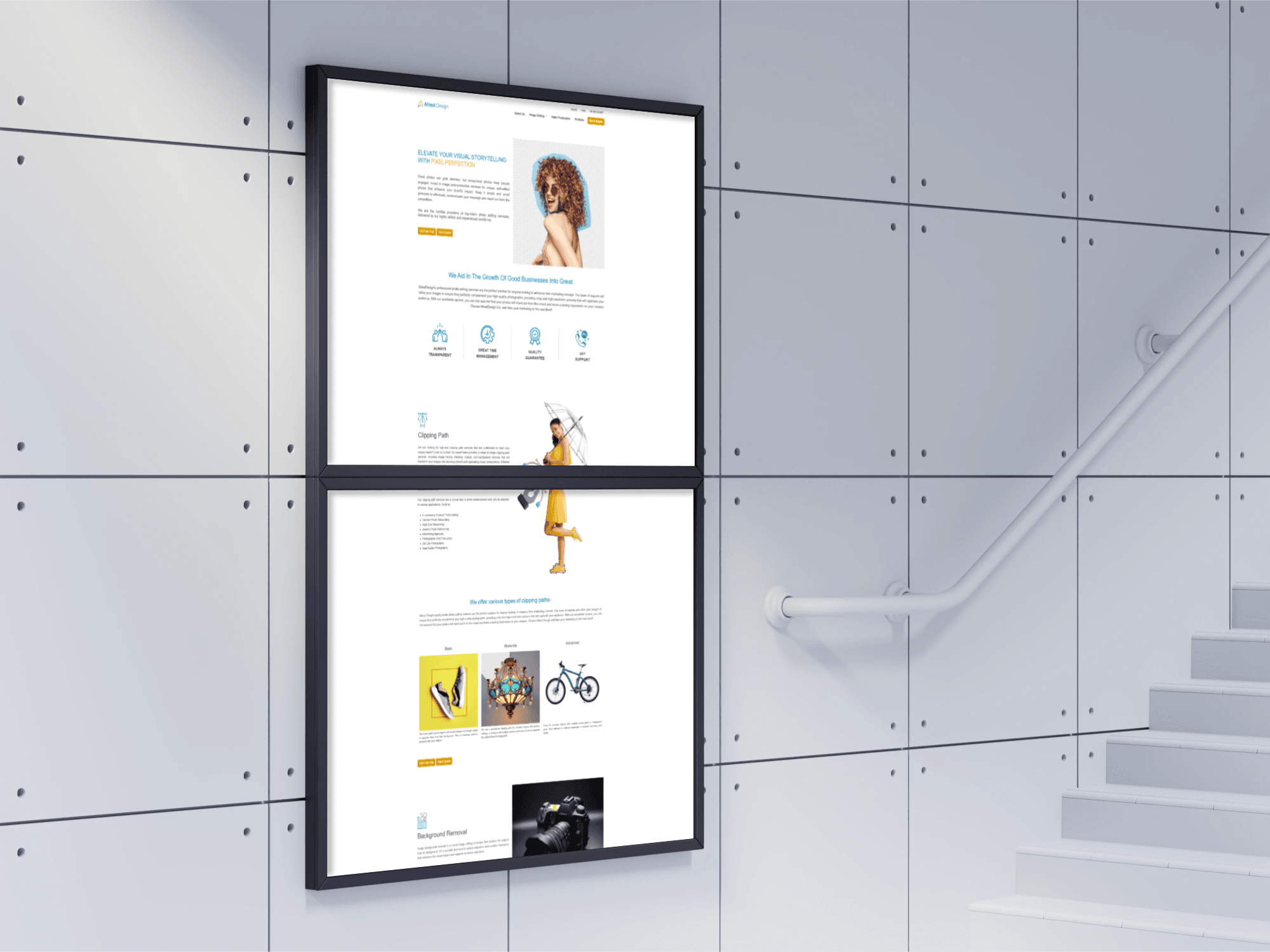 SaaS application example